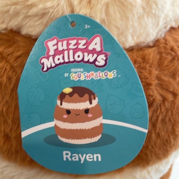 NWT 12” Rayen the Pancakes 🥞 with Pat of Butter FUZZAMALLOW Squishmallow - Picture 5 of 6